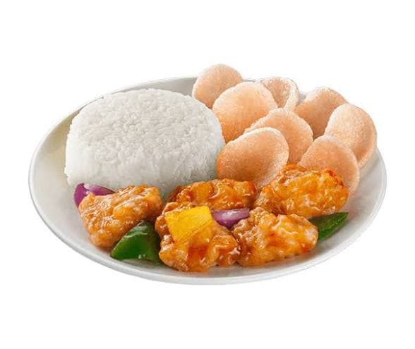 Sweet and Sour Fish with Rice
